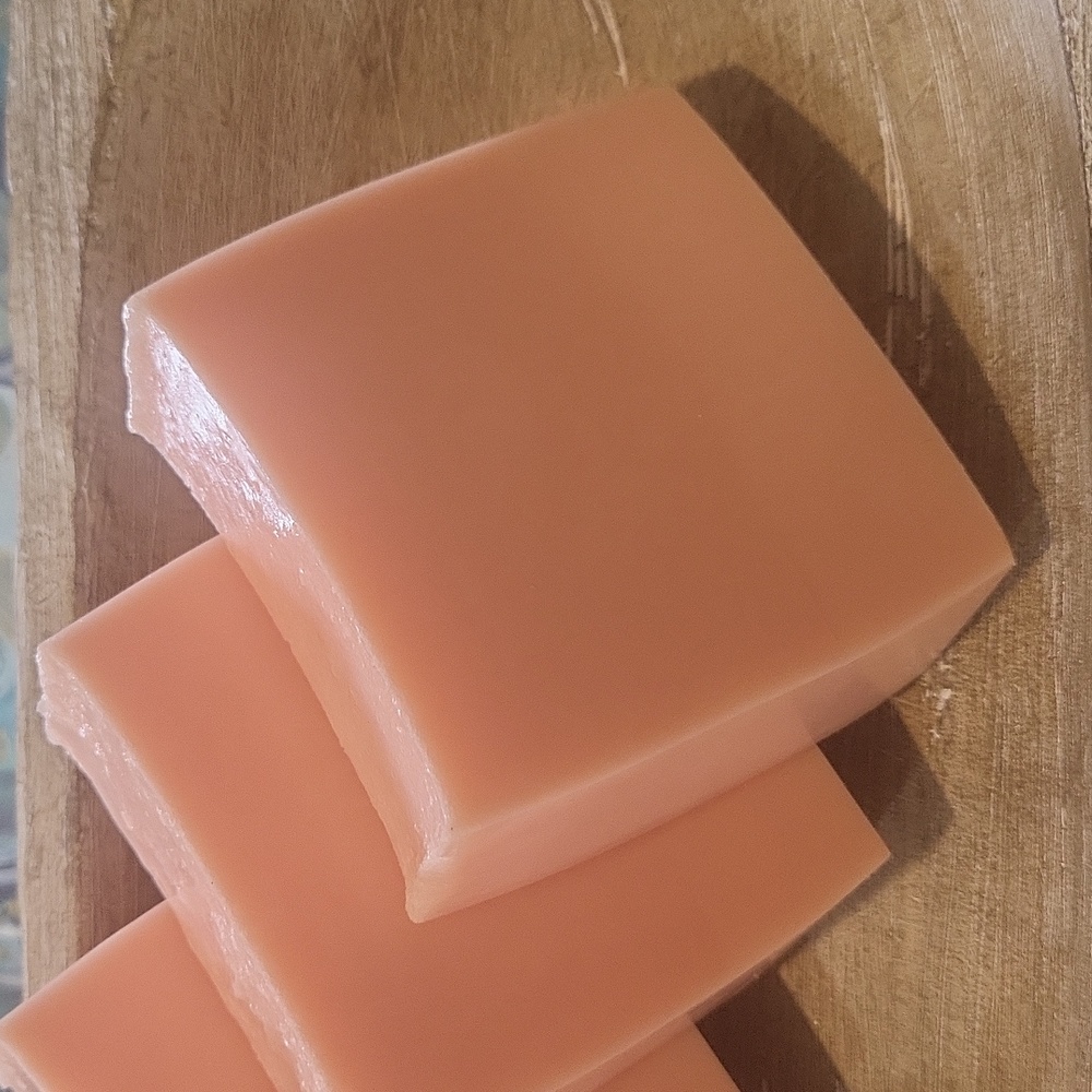Hand Crafted SWEET ORANGE CHILI PEPPER GOATS MILK SOAP Handmade Natural Soap - Picture 7 of 10